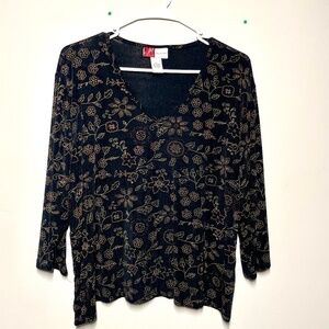 Vintage floral top